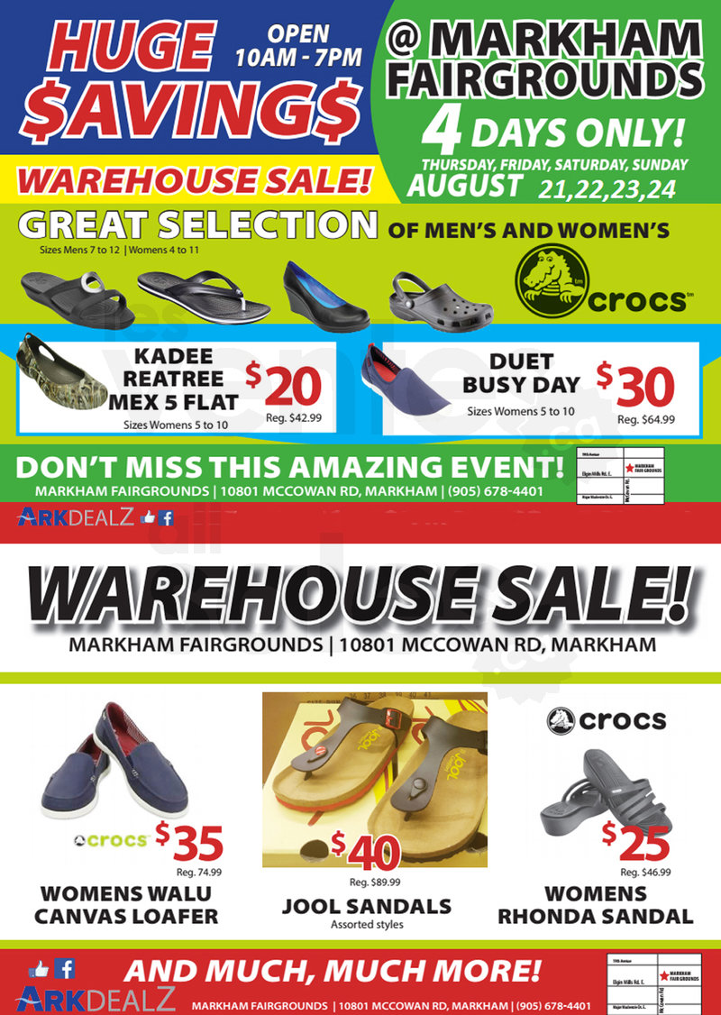 Toronto Crocs shoes warehouse sale allsales.ca